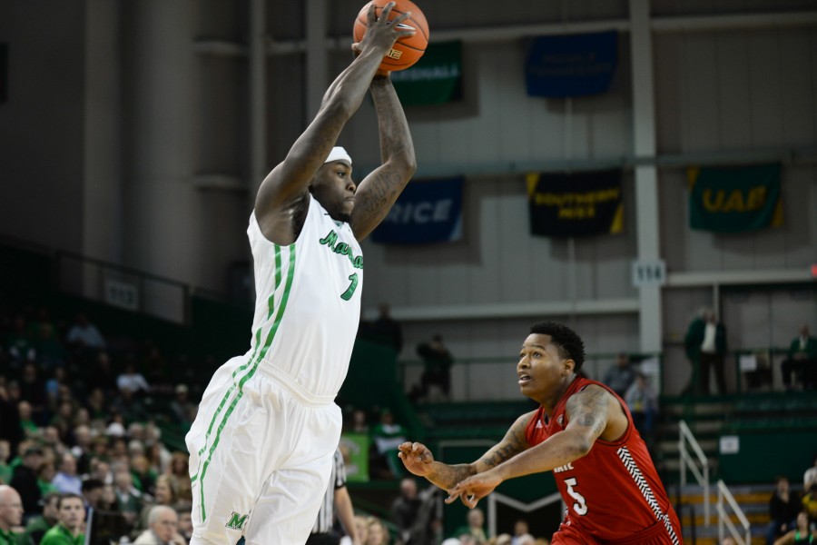 Marshall men’s basketball defeats Jacksonville State 74-55 on Friday at the Cam Henderson Center.
