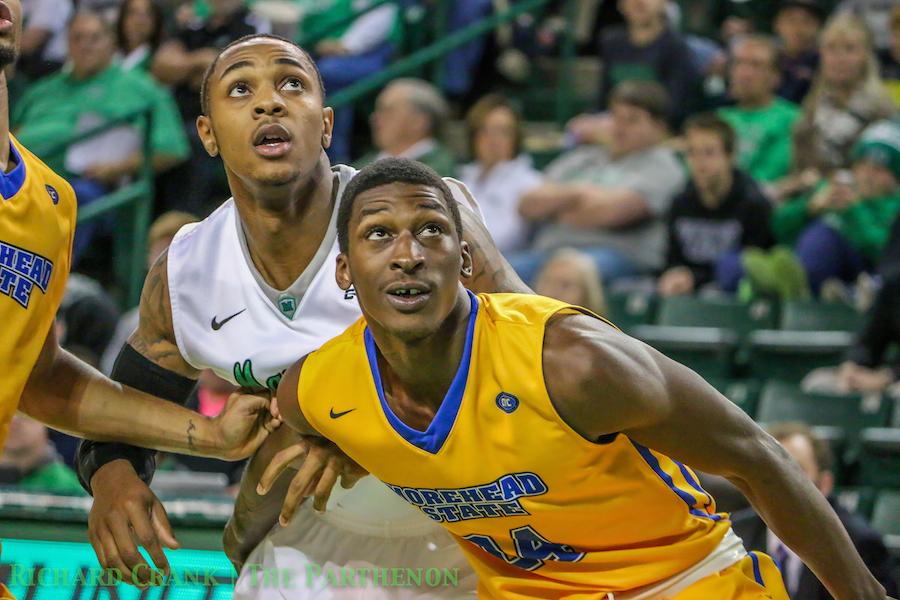 Marshall men's basketball falls to Morehead State University Wednesday at the Cam Henderson Center. 