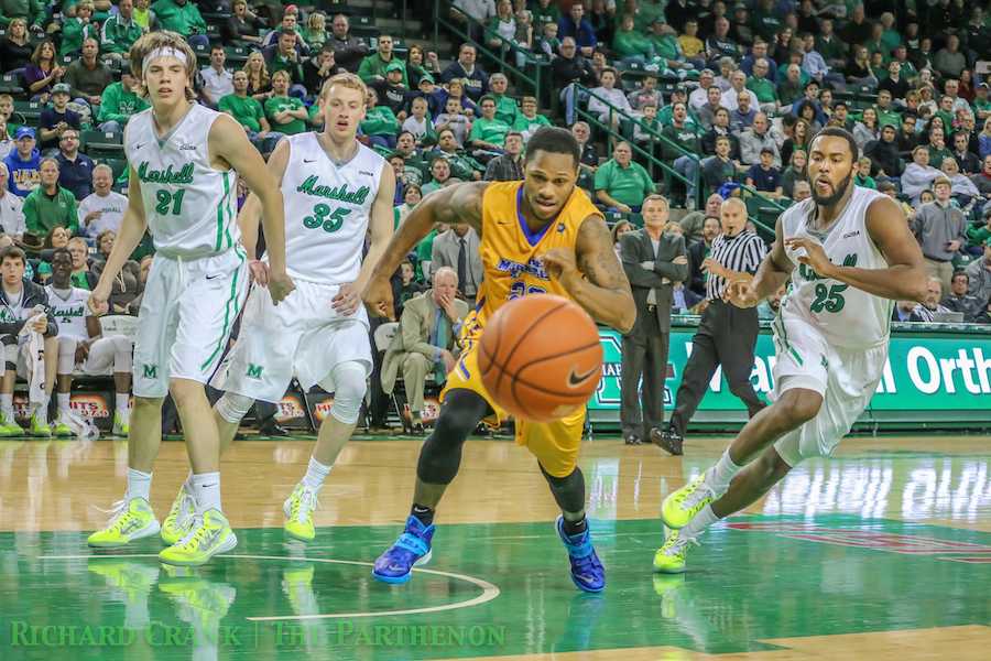 Marshall men's basketball falls to Morehead State University Wednesday at the Cam Henderson Center. 