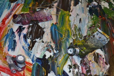 President’s office decorated with student artwork