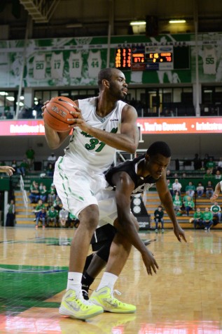 Marshall’s JP Kambola (31) takes control of the ball as the Herd men’s basketball plays Concord University in an exhibition game on Saturday, Nov. 8 at the Cam Henderson Center.