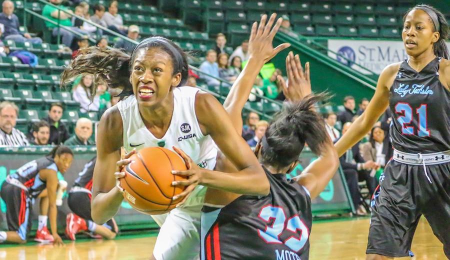 The Marshall University womens basketball team lost to Louisiana Tech University 68-67 Saturday. The Thundering Herd erased an eight point deficit to tie the game in the final seconds, but a free throw by LA Techs Kelia Shelton with 0.8 seconds left in the game sealed the Herds fate. 