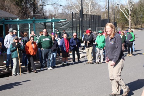 Huntington residents embark on 2-mile hike at Ritter Park