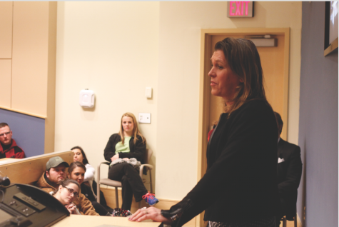 Lady Valor shares her story with packed room