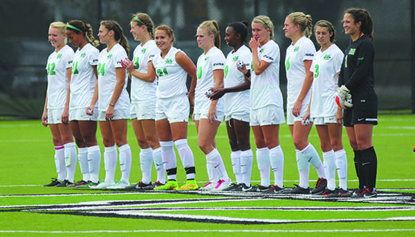 Herd women's soccer prepares to take on University of Cincinnati Sept. 12, 2014 at the Veteran's Memorial Soccer Complex.