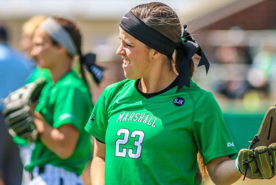 The Thundering Herd softball team swept Wright State University Tuesday in a doubleheader at Dot Hicks Field. The Herd won the first game 3-2 on a walk-off by Morgan Zerkle and the second game by a score of 11-2. 
