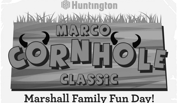 The Marco Cornhole Classic and Marshall Family Fun Day is presented by Huntington Bank. The day will feture activities for all ages including the cornhole tournament. Entry into the tournament is $20 per team, with prizes to the top three teams.