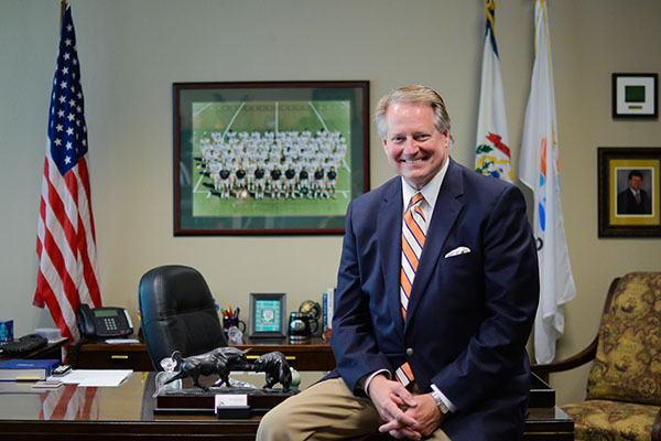 Huntington mayor Steve Williams in office