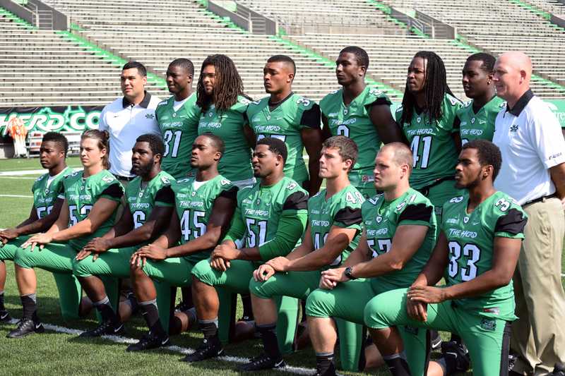 Marshall University football held its annual fan fest Sunday evening. After Thundering Herd players took team photos, they signed autographs and took pictures with hundreds of fans. The Herd opens the 2015 season with a home game against Purdue University on Sept.6.