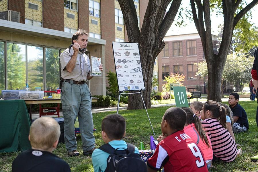 Elementary students enjoy a day on campus for Water Festival