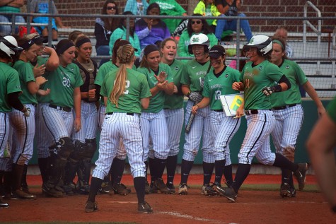 Herd softball dominates in exhibition doubleheader