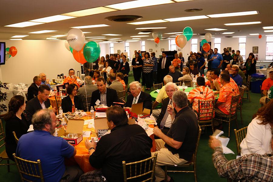 Hundreds of students, inventors and community members attend the 2014 West Virginia Makes Festival at the Robert C. Byrd Institute for Advanced Flexible Manufacturing in downtown Huntington.