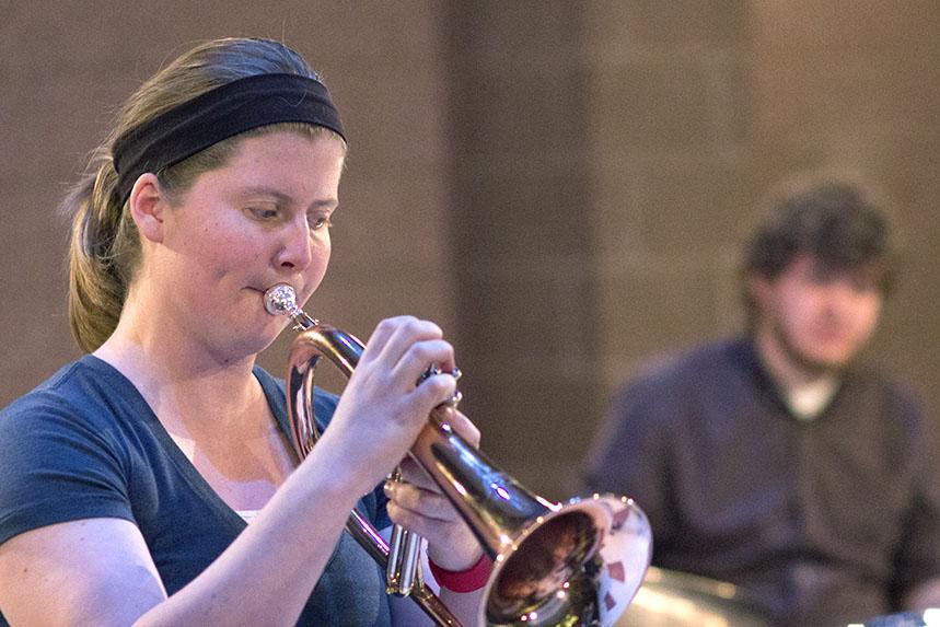 Andrea Withee performs at the "Relaxin'" program held at the Joamie Jazz Center, January 27, 2016.