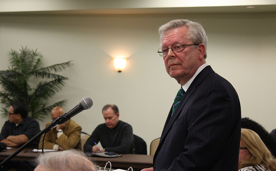 Board of Governors Chairman Michael Sellards urges the Faculty Senate Thursday to fight for every single dollar as Marshall University continues to develop strategies to continue addressing the budget crisis.