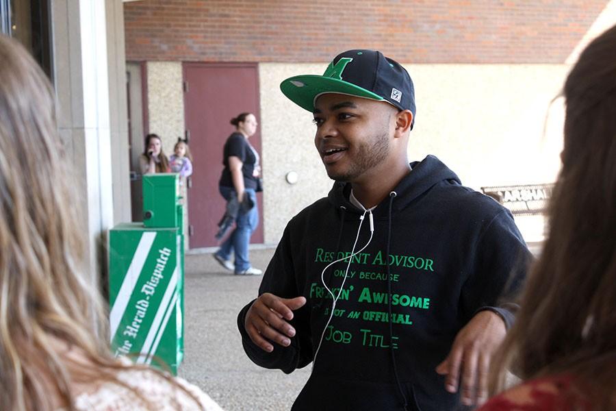 Junior business management and management information systems major Anthony Bady cant help but smile when talking about his own memories as a member of the Marshall campus community.