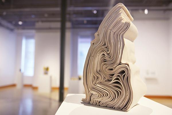 Lauren Herzak- Bauman, Stack is on display during the Appalachian Dirt exhibition inside the Visual Arts Center. The exhibition will end July 22. 