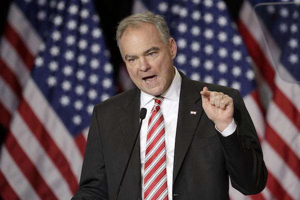 FILE - In this Sept. 6, 2016, file photo, Democratic vice presidential candidate, Sen. Tim Kaine, D-Va., speaks in Wilmington, N.C. With the first presidential debate complete and its spin cycle nearly over, the two understudies are getting ready to take the main stage. The vice presidential debate on Oct. 4, 2016, will be the only time Republican Mike Pence and Kaine will have the nation’s attention all to themselves, away from their much more well-known running mates. (AP Photo/Chuck Burton, File)