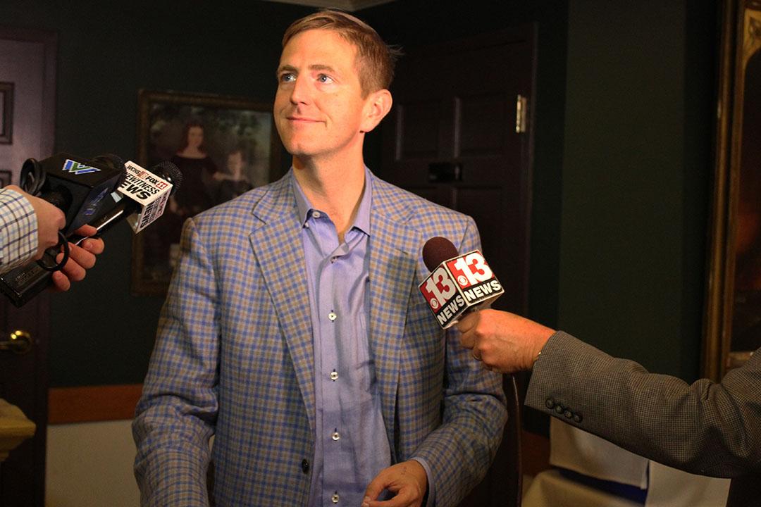Democrat Doug Reynolds conceded to GOP attorney general incumbent Patrick Morrisey Tuesday in Huntington.