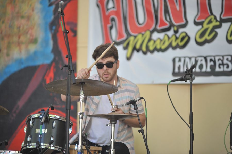 Louisville band, Nick Dittmeir and the Sawdusters performed in the 2016 Huntington Music and Arts Festival.