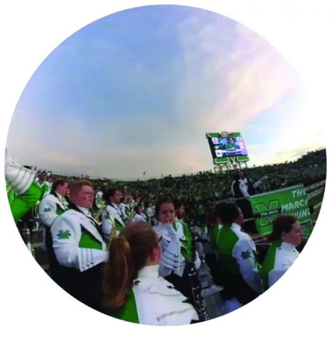 Marching Thunder uses new technology to capture halftime show performance