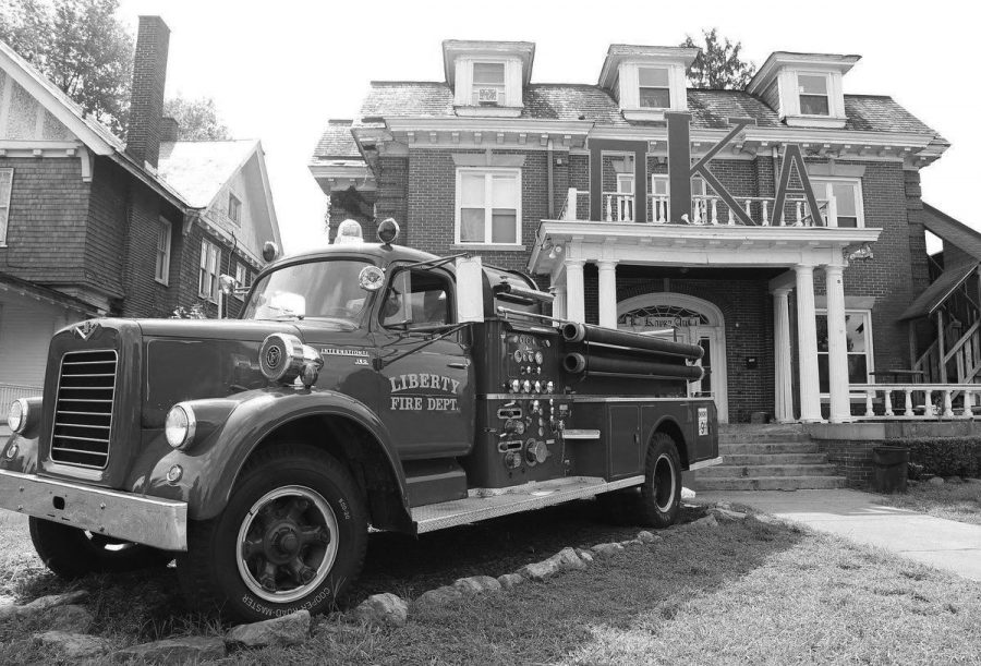 The exterior of the Pike fraternity house. For decades, the house has reportedly been the site of supernatural occurrences.