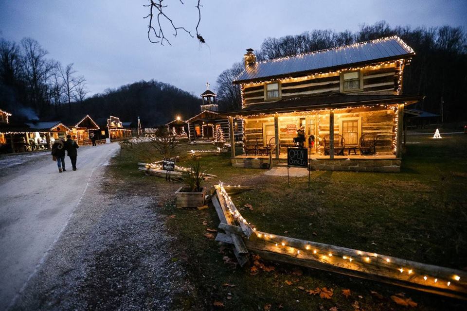 Heritage Farm’s annual Christmas Village features Christmas lights, a carriage ride, craft making and more. The village is open through Saturday.