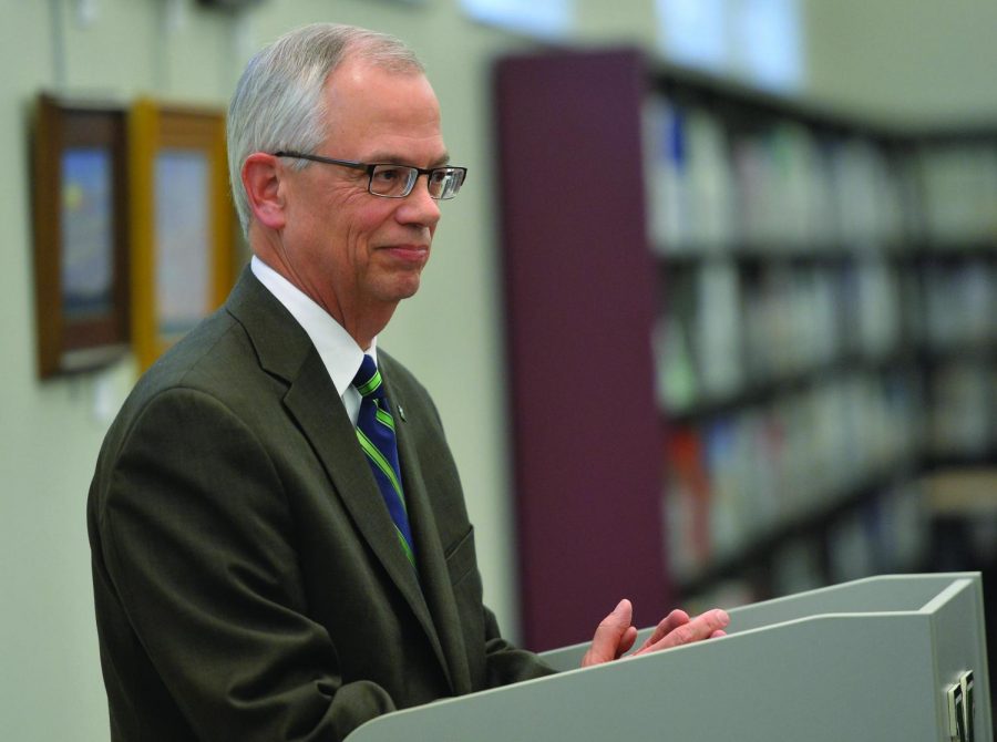Marshall University President Jerry Gilbert continues college recruitment trip around the state. He has already visited 25 different high schools and plans to visit 12 more to complete all of the Southern West Virginia schools.