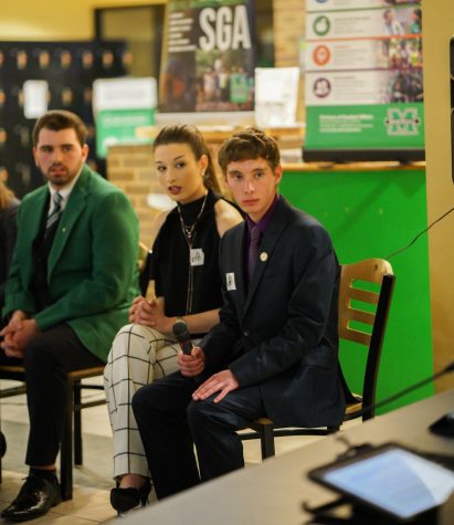 SGA Candidates square off for first debate of campaign