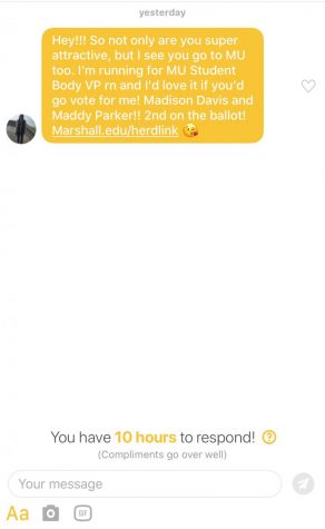 Davis, Parker campaign uses dating app to solicit votes