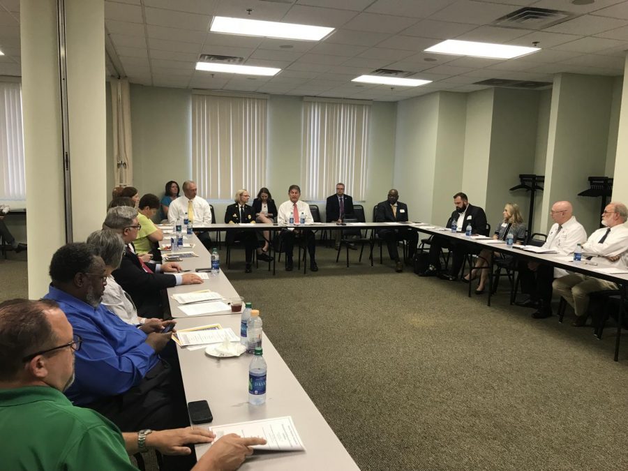West Virginia Senator Joe Manchin and Huntington community members discussed the issues of the Affordable Care Act Friday, Sept. 7 at the Cabell-Huntington Health Department.