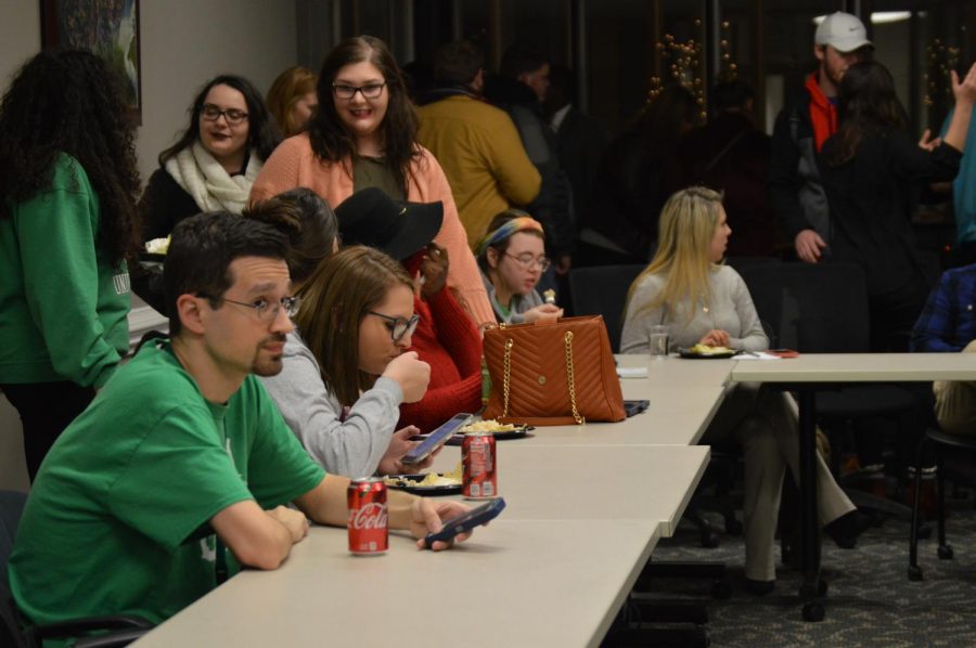 Students meet with SGA for its first House of Representatives meeting on Nov. 27.
