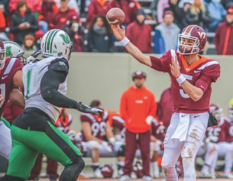 Offensive struggles lead to blowout loss against Virginia Tech