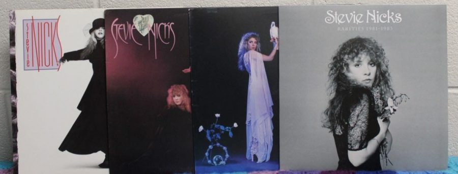 The Ginger's collection of Stevie Nicks' solo albums. Stevie will be the first woman inducted into the Rock and Roll Hall of Fame twice on March 29.