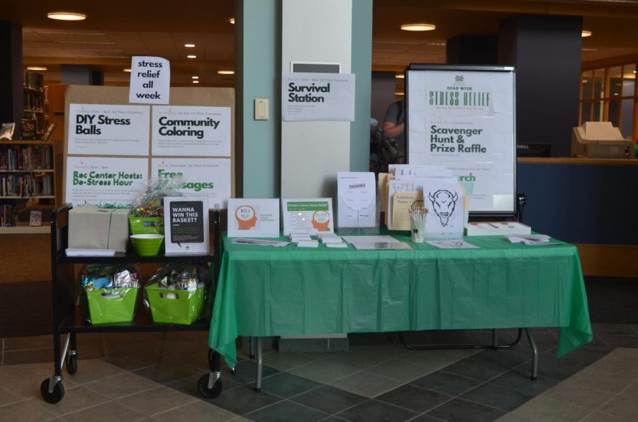Marshall University Libraries, the Campus Activities Board and more organizations aimed to ease students’ minds with relaxing activities by turning Dead Week into Stress Relief Week. 