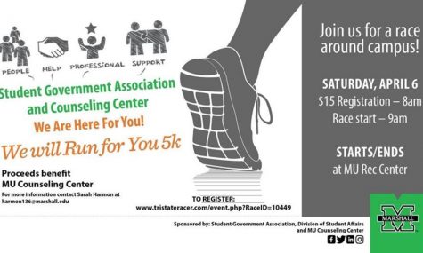 Mental health 5K to raise funds for Counseling Center