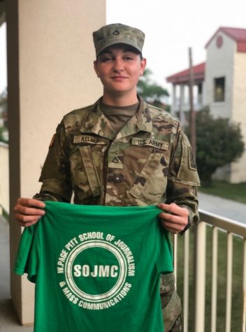 Journalist soldier finds home away from Marshall family