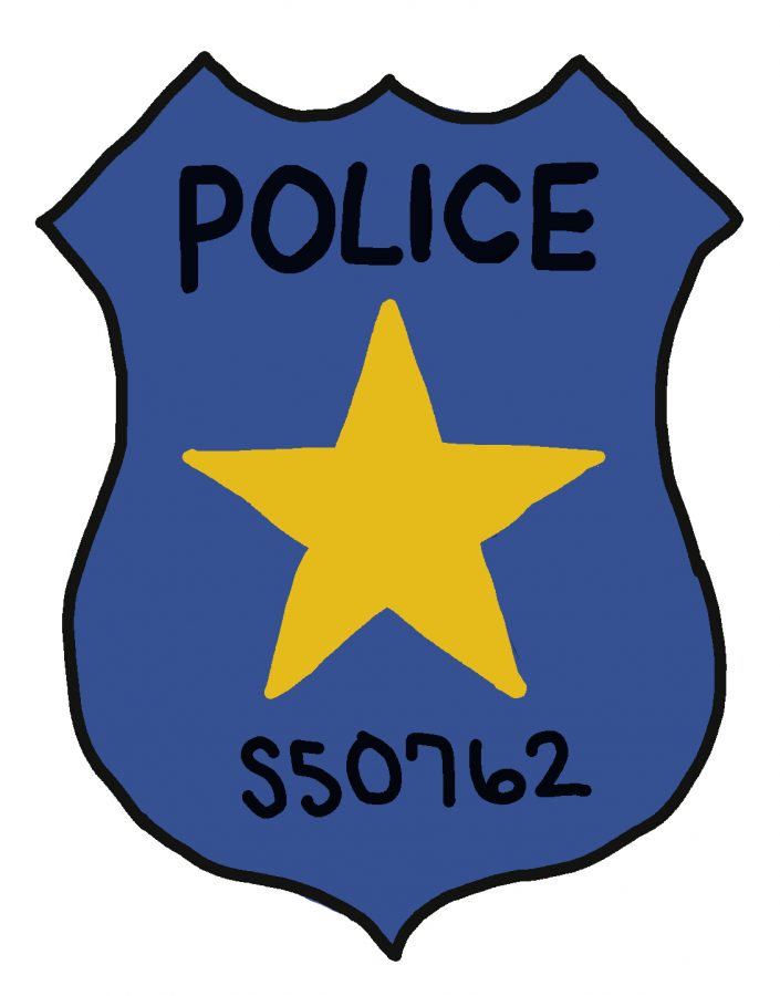 police blotter shield