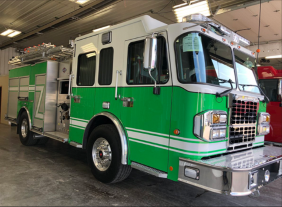 Last month, Huntington Fire Department personell traveled out of town to inspect the engine.