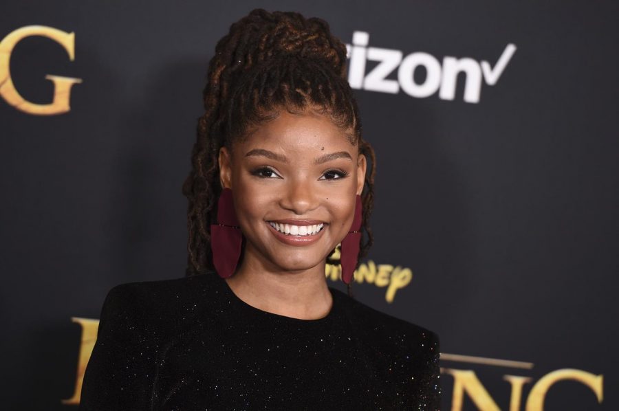 Halle Bailey arrives at the world premiere of “The Lion King” on Tuesday, July 9, 2019, at the Dolby Theatre in Los Angeles. 