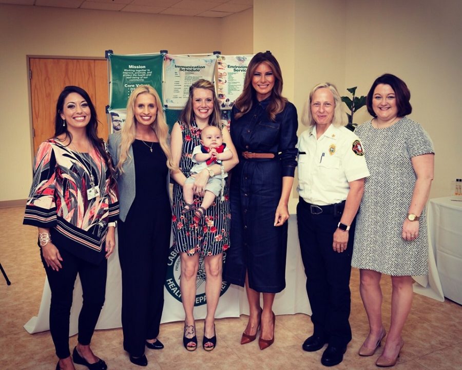 Compass representatives met with First Lady Melania Trump to discuss the program during her visit to Huntington on Monday, July 8, 2019.