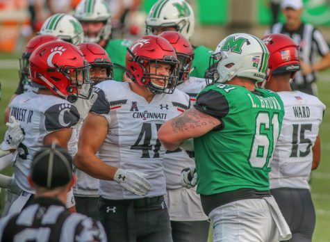 Herd football falls in large margin to Cincinnati