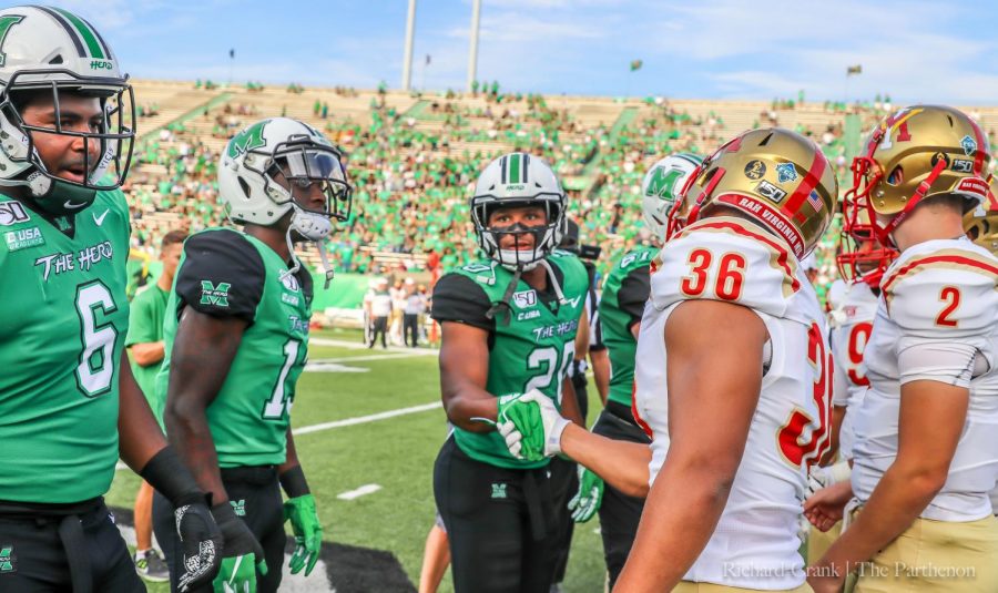 Marshall vs VMI football game - August 31st. 