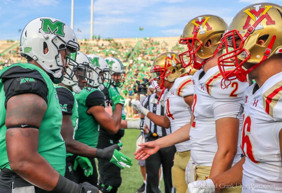 Marshall vs VMI football game - August 31st. 