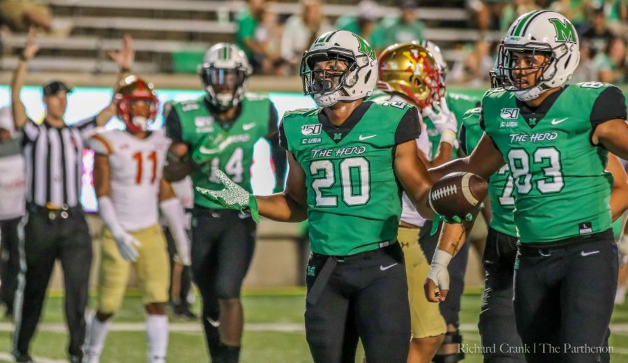 Marshall vs VMI football game - August 31st. 