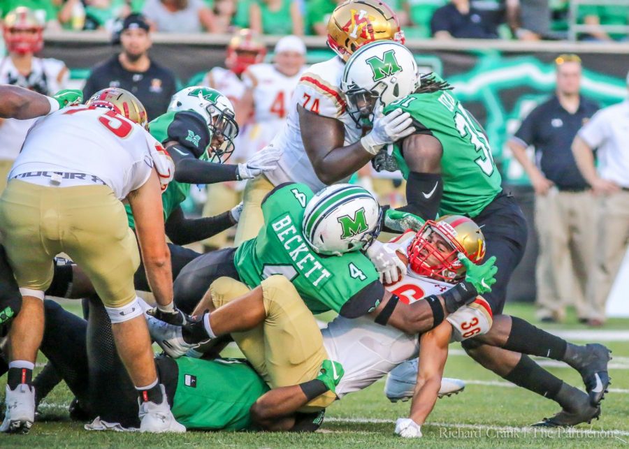 Marshall vs VMI football game - August 31st. 