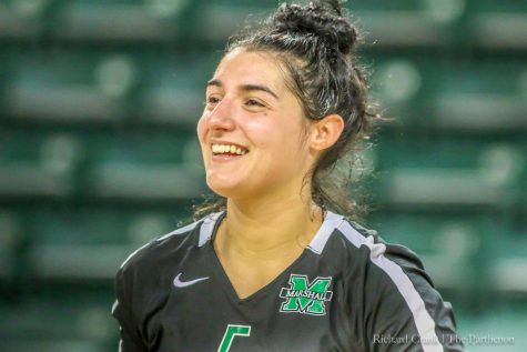 Herd volleyball captures last regular season game win