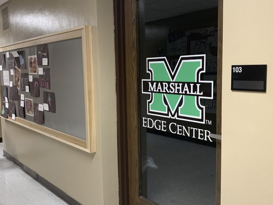 The EDGE Center is located on the first floor of Corbly Hall on Marshall’s campus.