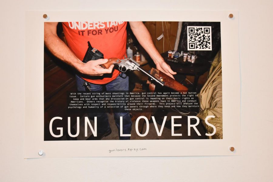 One of the pieces featured in the exhibit, “Gun Lovers” by Sean Laishley, is an analysis of the gun culture in the state of West Virginia. You can view the full story at gunlovers.epizy.com