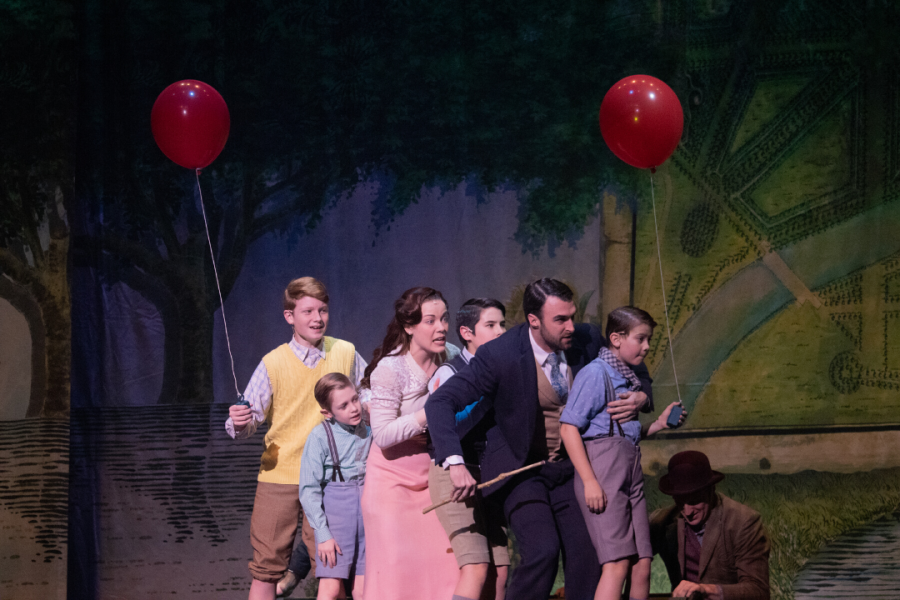 Scenes from Finding Neverland performed at The Keith Albee. 