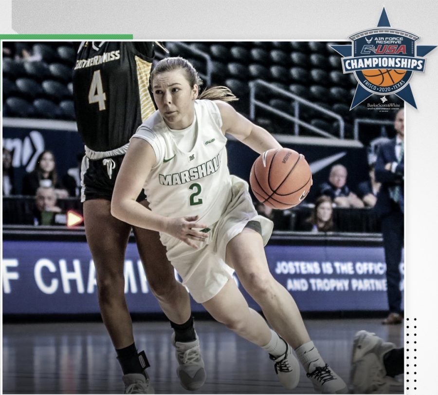 Herd women’s basketball defeats Golden Eagles in OT in first round of C-USA Tournament